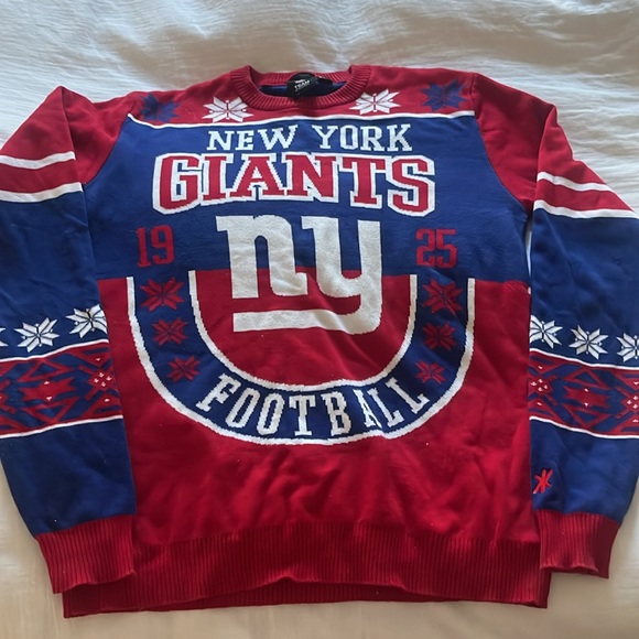 New York Giants Tacky Christmas Sweater - Size M - Picture 2 of 10